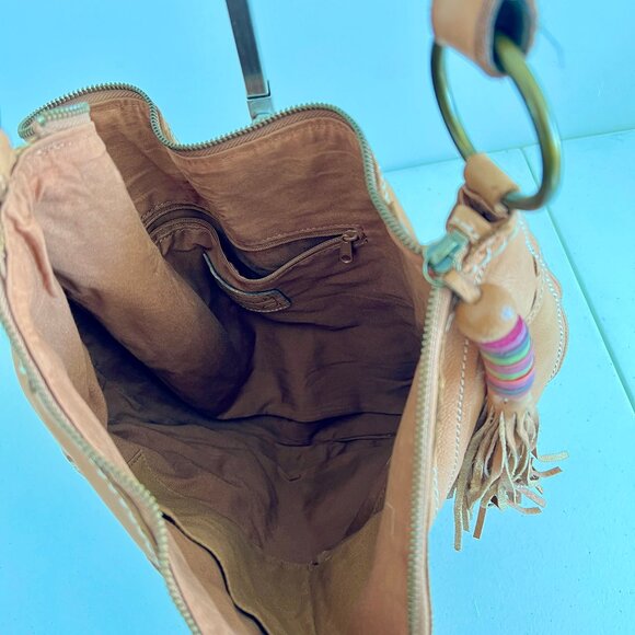 Fossil Camel Leather Hobo Bag   - Picture 5 of 9